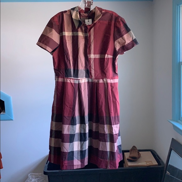 Plaid Shirt Dress - Picture 2 of 4